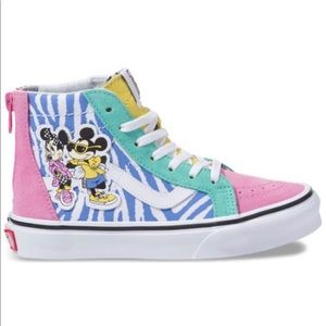 Vans sk8-hi zip Disney Mickey 80’s size 1.5